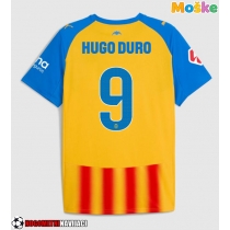 Moške Nogometnih dresov Valencia Hugo Duro #9 Tretji 2025-26 Kratki rokavi